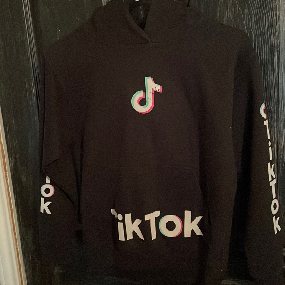 Jacket, Black Tik Tok, Large for girls